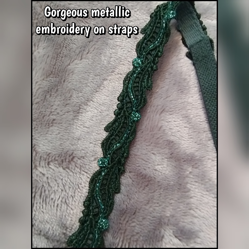 Wacoal Dramatic Interlude Underwire Lace Bra 34d … - image 4